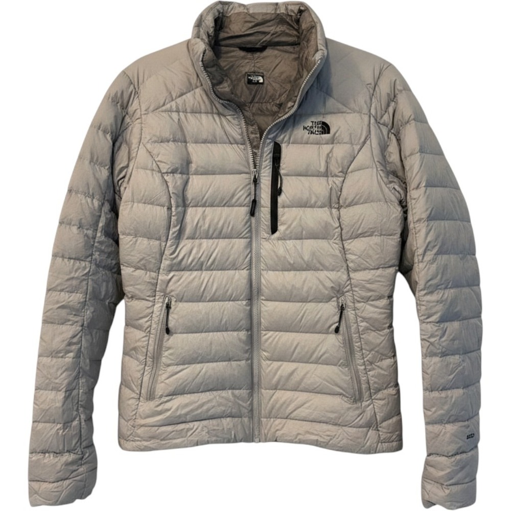 The‎ North Face Womens 800 Fill Down Puffer Jacket Gray Size M Full Zip Outdoor